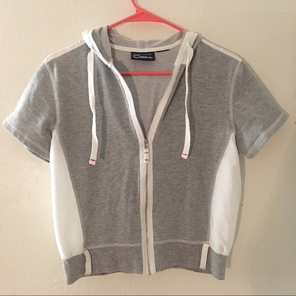 Short sleeve hoodie size Small